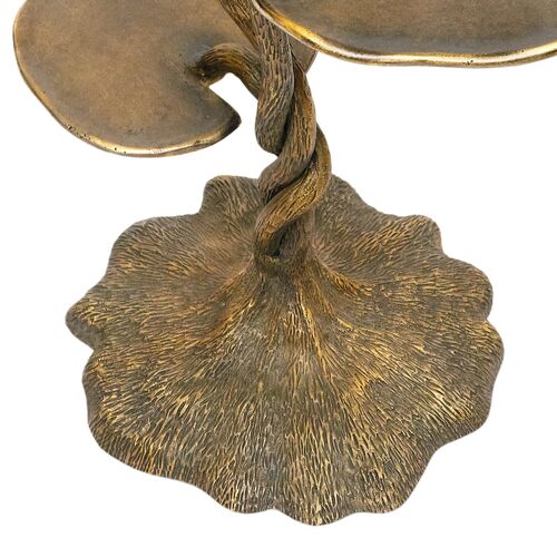 Lily Pad Drinks Table, Brass 5 Lily Pad Drinks Table, Brass