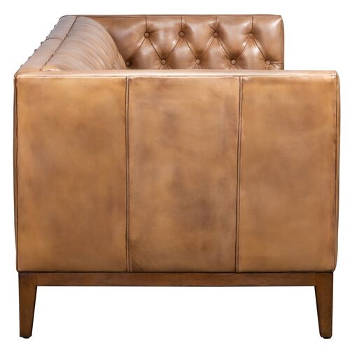 Hampton Tufted Leather Sofa 3 Hampton Tufted Leather Sofa
