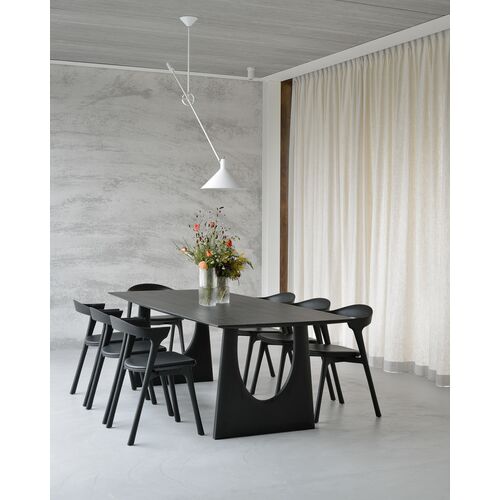 Geometric Dining Table, Black 2 Geometric Dining Table, Black