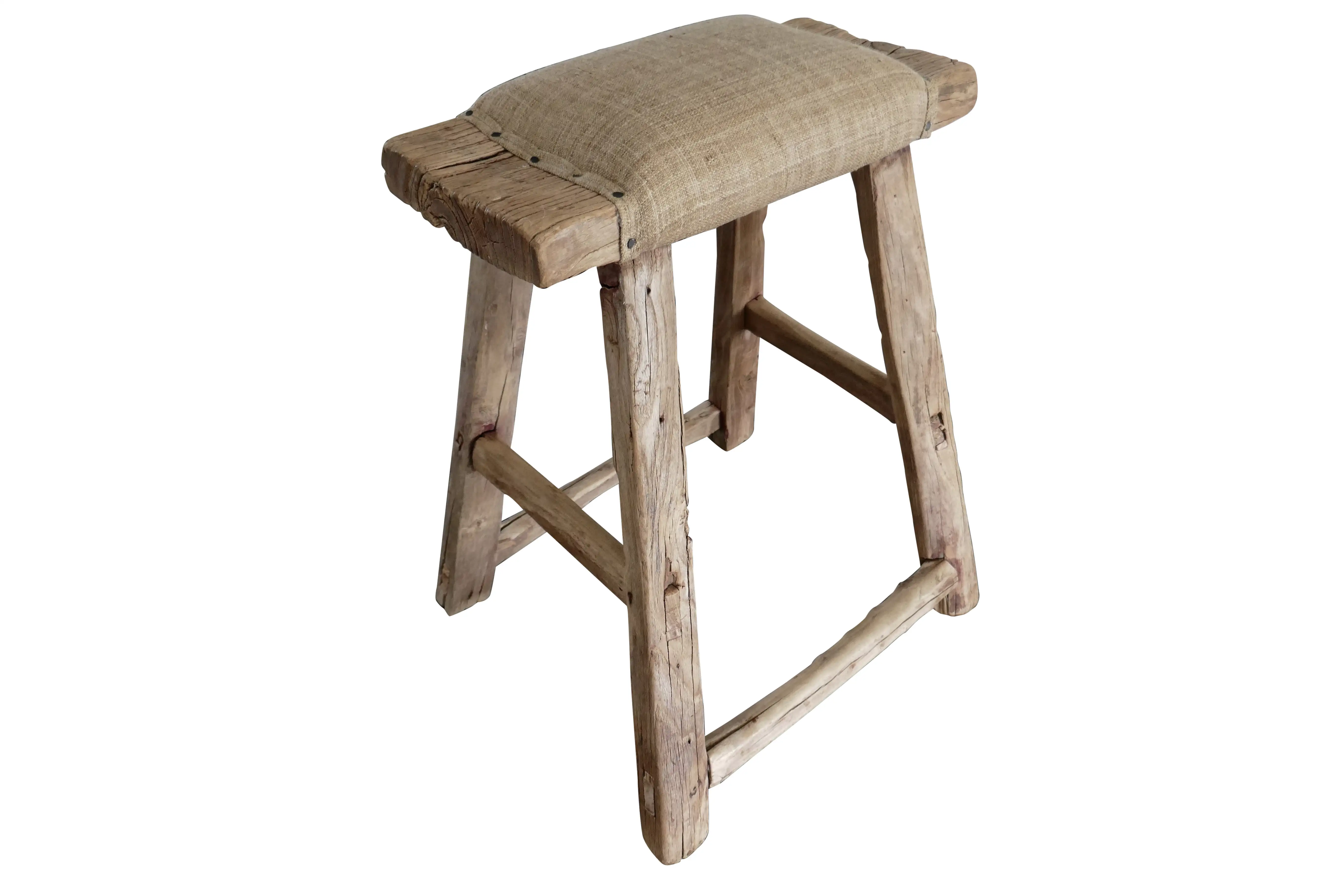 Shandong Stool with Camel Hemp 2 Shandong Stool with Camel Hemp