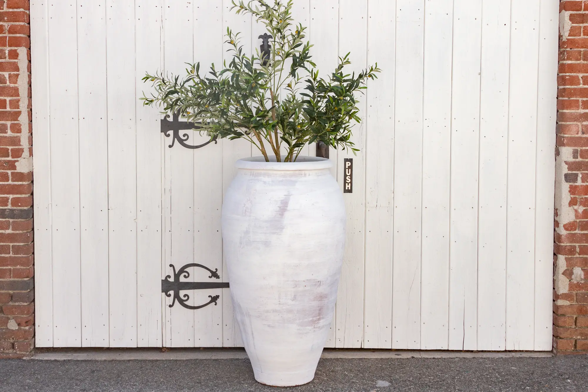 Large Turned Greek Clay Planter 2 Large Turned Greek Clay Planter