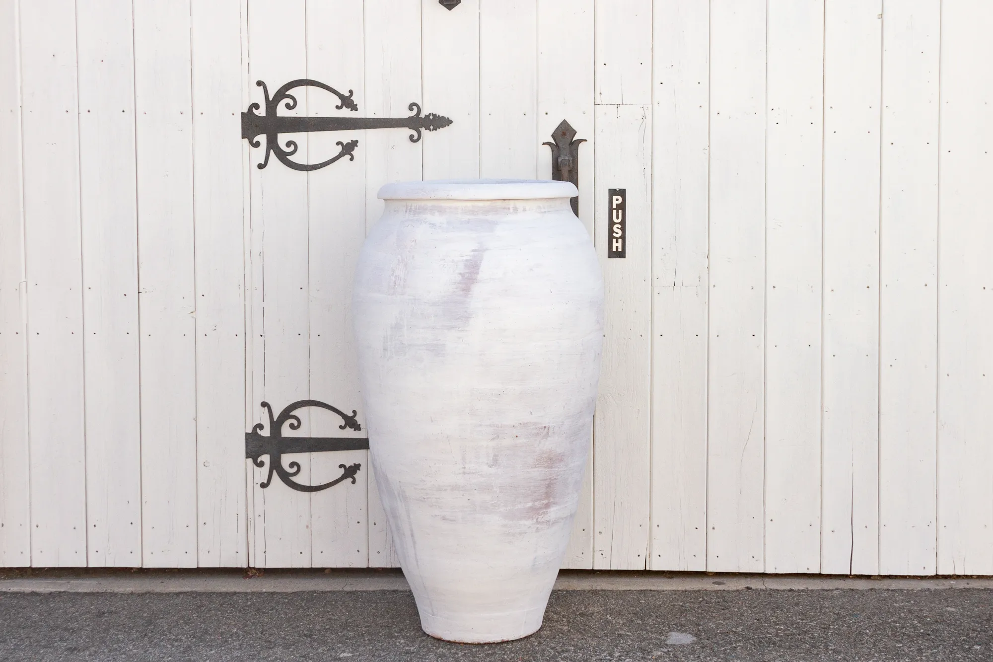 Large Turned Greek Clay Planter 4 Large Turned Greek Clay Planter
