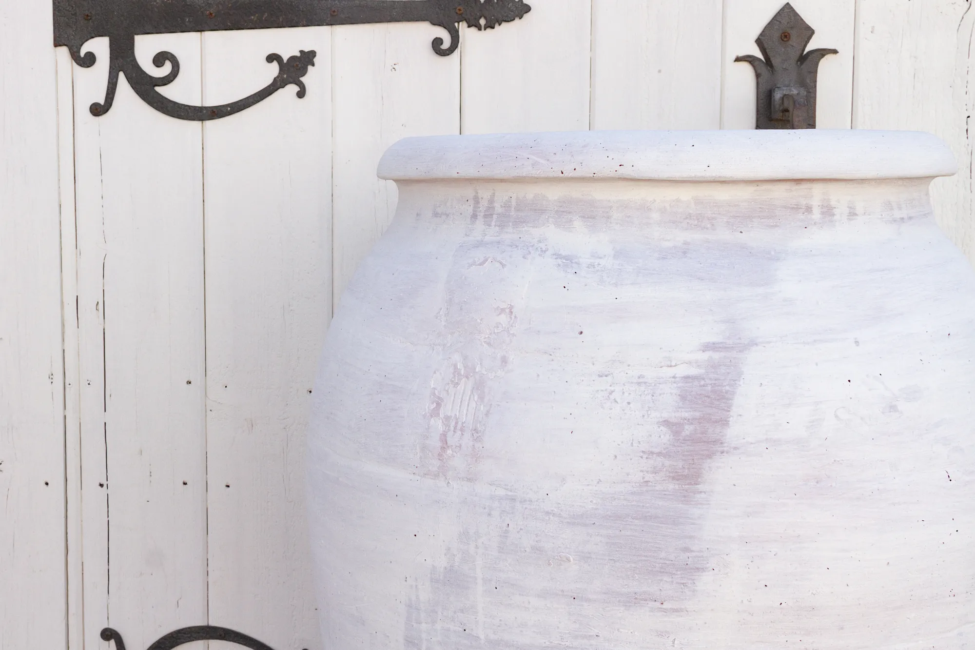 Large Turned Greek Clay Planter 5 Large Turned Greek Clay Planter