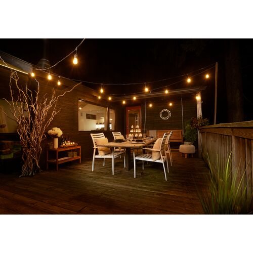 Caleb 12-Pc String Lights, Black 2 Caleb 12-Pc String Lights, Black