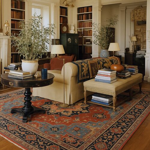 Danby Rug, Red Multi 4 Danby Rug, Red Multi