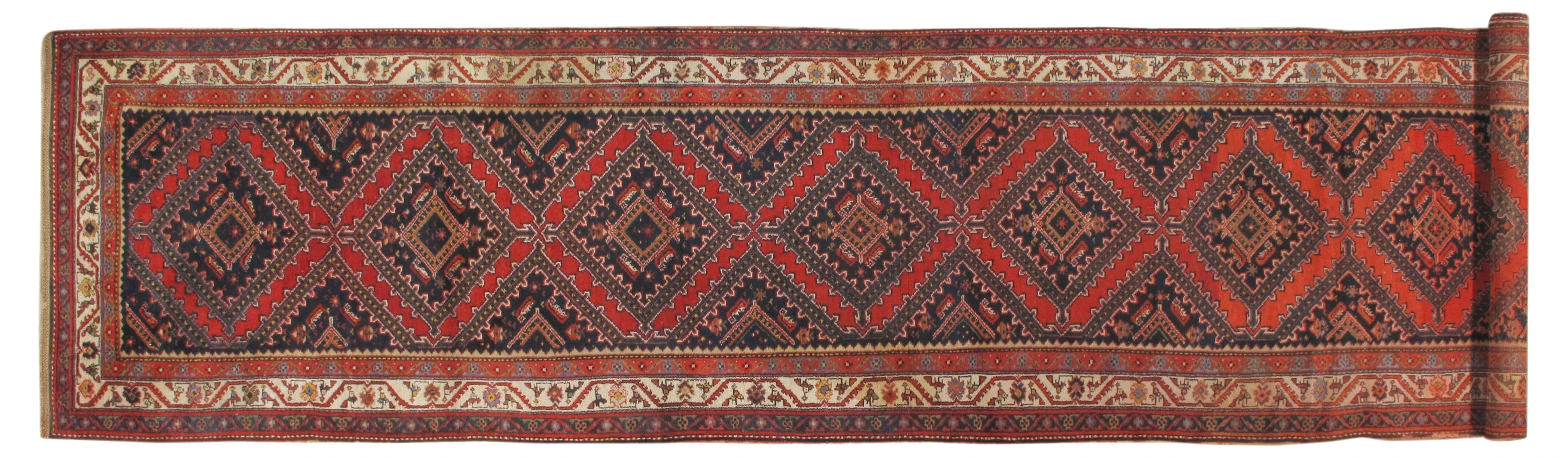 Malayer Runner, 3'6" x 14'6" 1 Malayer Runner, 3'6" x 14'6"