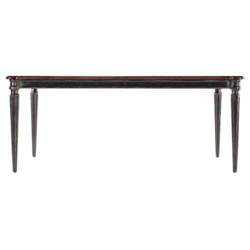Charleston Leg Rectangular Extension Dining Table, Black Cherry 3 Charleston Leg Rectangular Extension Dining Table, Black Cherry