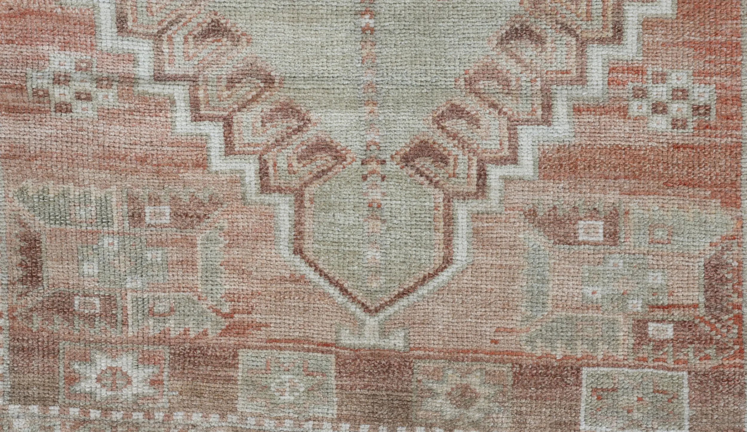 Turkish Oushak Runner 2'1 X 8'11 2 Turkish Oushak Runner 2'1 X 8'11