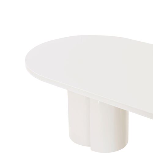 Dareth Lacquer Oval Dining Table 6 Dareth Lacquer Oval Dining Table