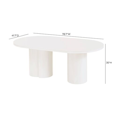 Dareth Lacquer Oval Dining Table 9 Dareth Lacquer Oval Dining Table