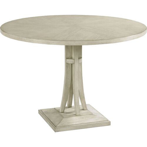 Adele 44" Round Breakfast Dining Table, Ash 1 Adele 44" Round Breakfast Dining Table, Ash