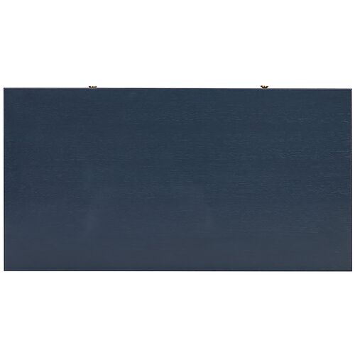 Constance Writing Table, Navy/Brass 3 Constance Writing Table, Navy/Brass