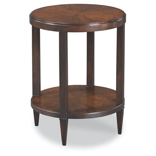 Edith Round Side Table, Espresso 1 Edith Round Side Table, Espresso