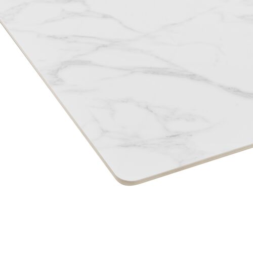Cerelia 79" Rectangular Dining Table, White Ceramic 4 Cerelia 79" Rectangular Dining Table, White Ceramic