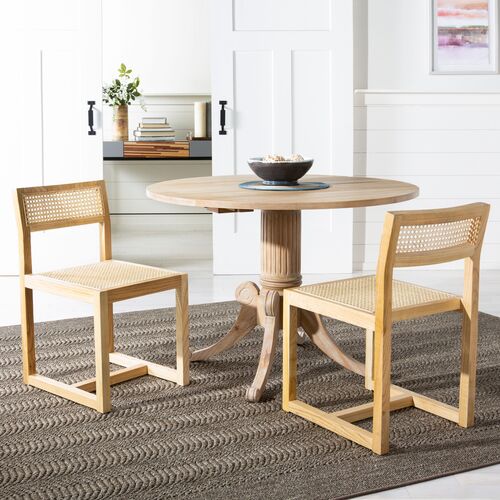 Jacquelyn Drop-Leaf Dining Table, Rustic Natural 7 Jacquelyn Drop-Leaf Dining Table, Rustic Natural