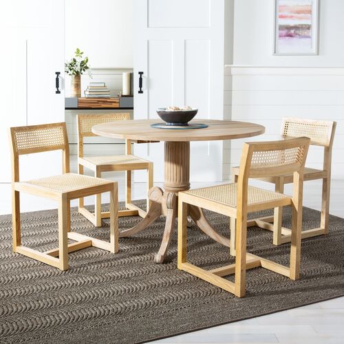 Jacquelyn Drop-Leaf Dining Table, Rustic Natural 8 Jacquelyn Drop-Leaf Dining Table, Rustic Natural