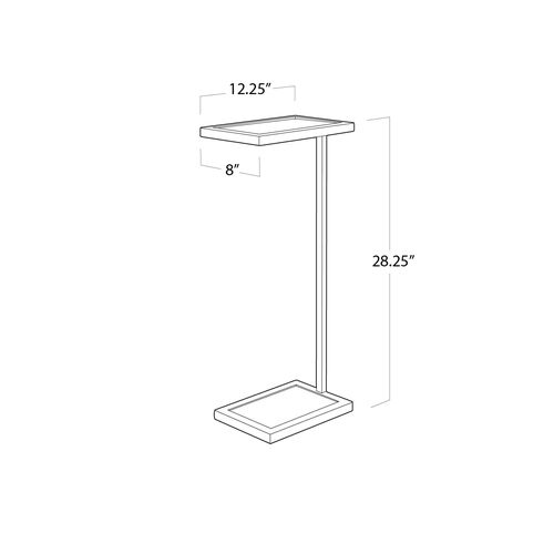 Liam Side Table, Gold 4 Liam Side Table, Gold