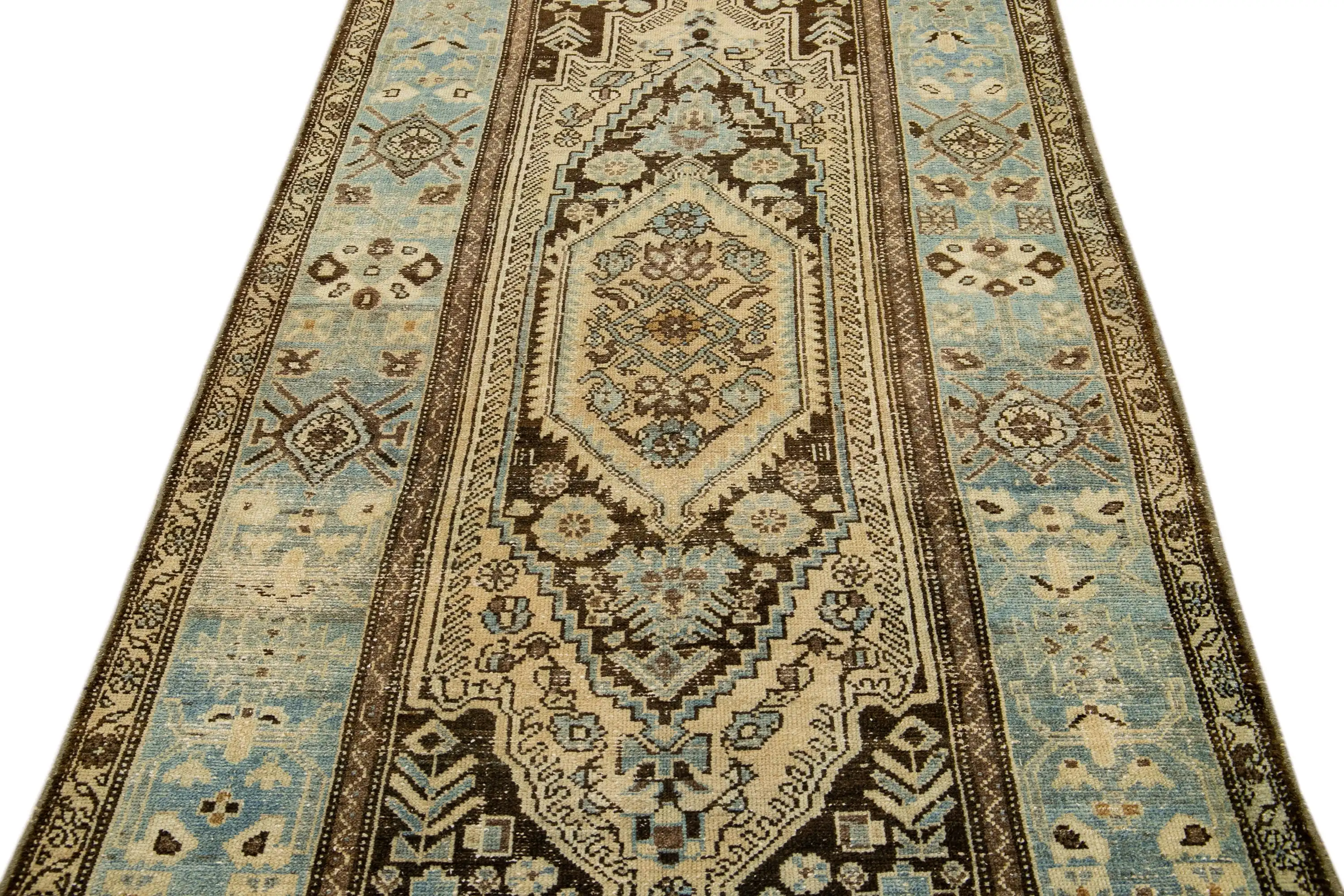 Antique Persian Malayer Runner Rug 5 Antique Persian Malayer Runner Rug