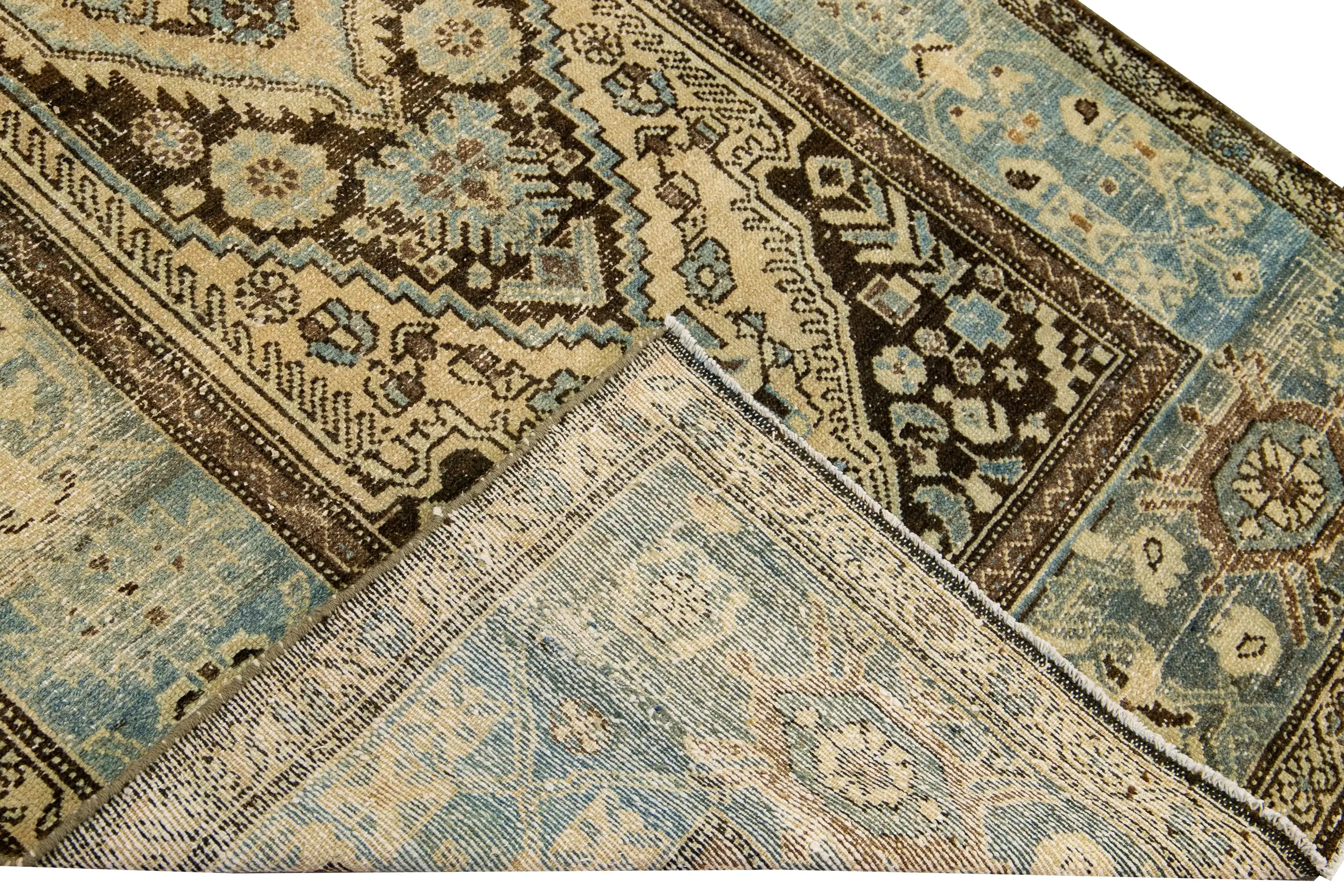 Antique Persian Malayer Runner Rug 6 Antique Persian Malayer Runner Rug