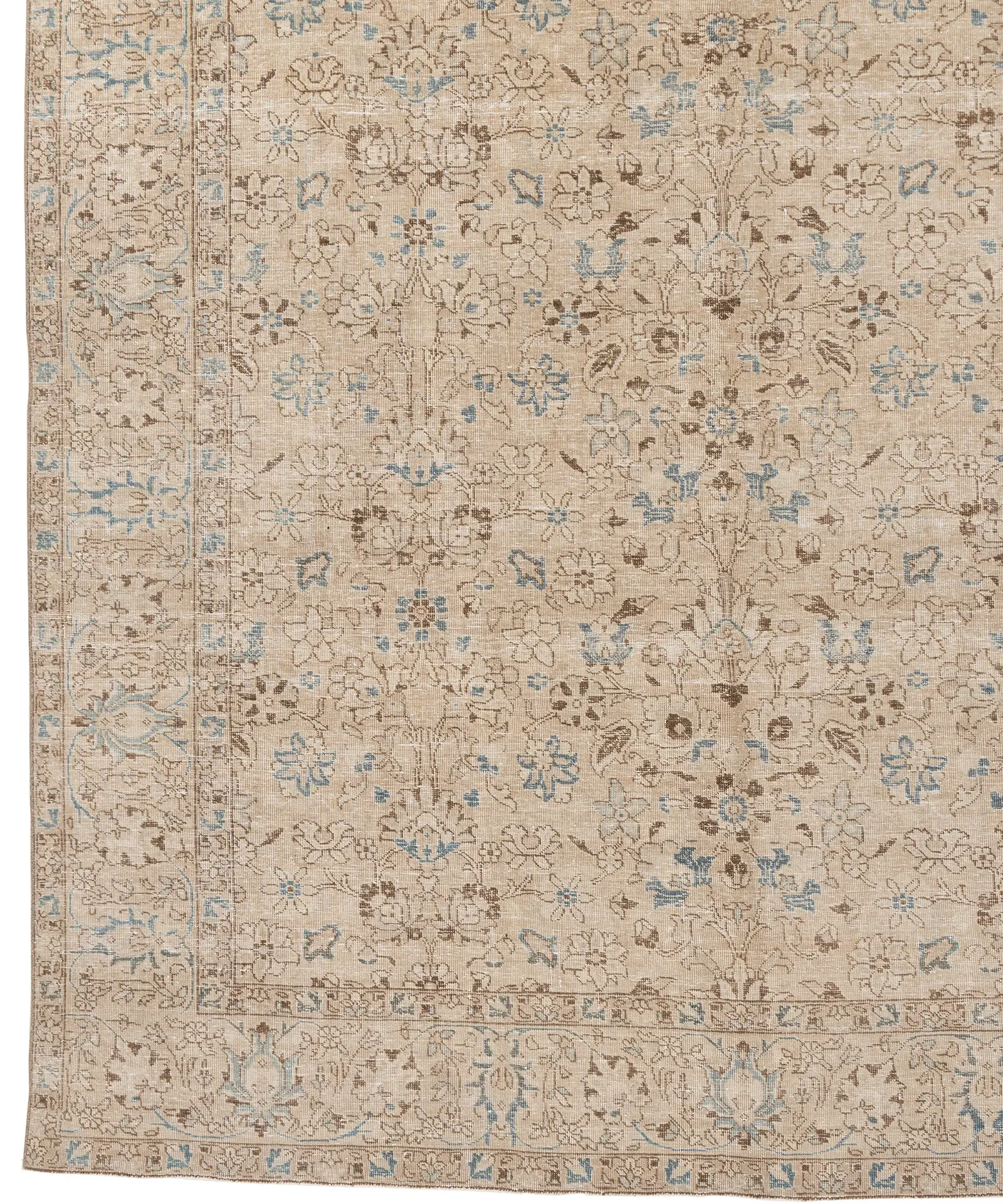 Subdued Tabriz Rug 8'3 X 10'6 5 Subdued Tabriz Rug 8'3 X 10'6