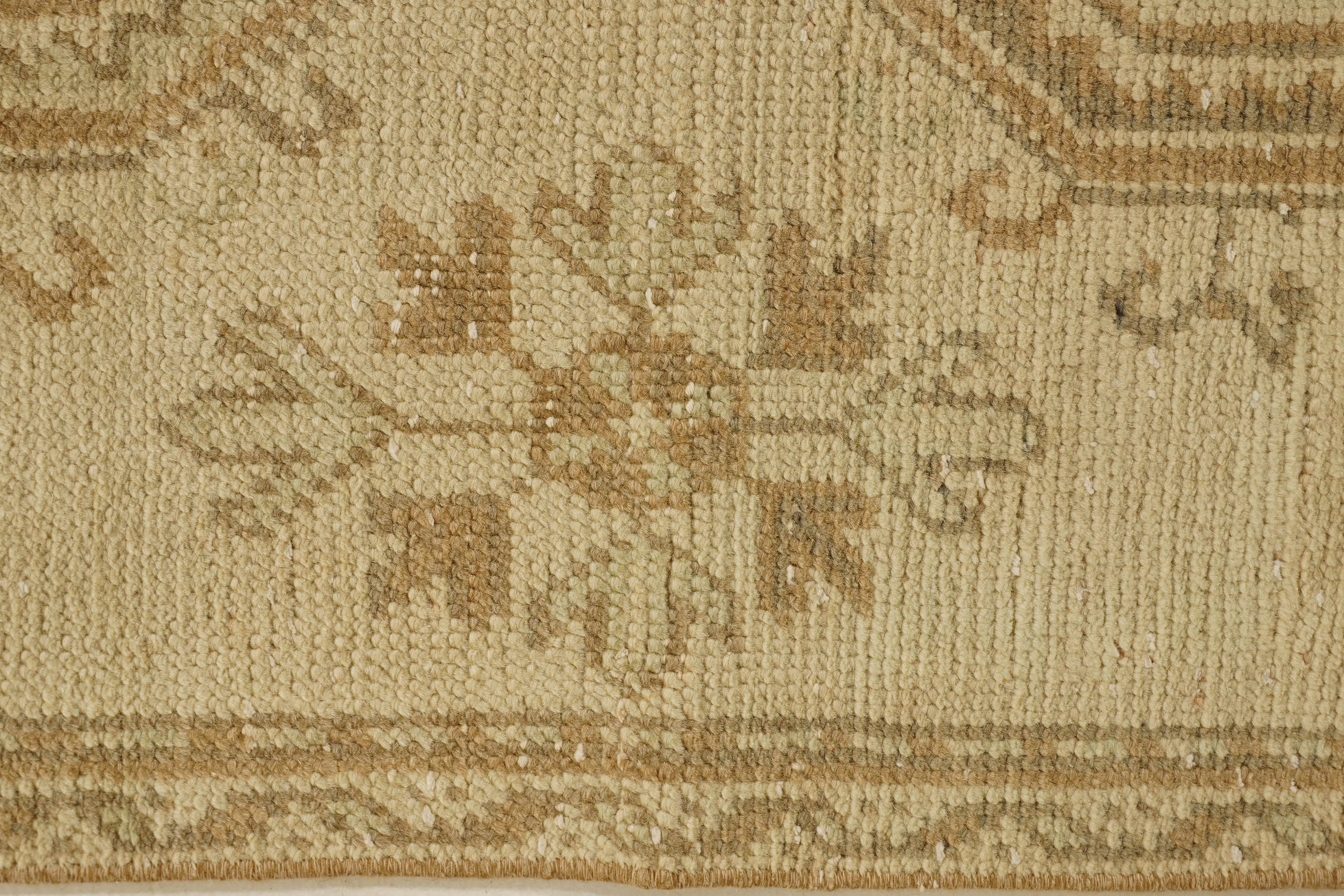 Turkish Oushak Runner 2'10 X 11' 4 Turkish Oushak Runner 2'10 X 11'