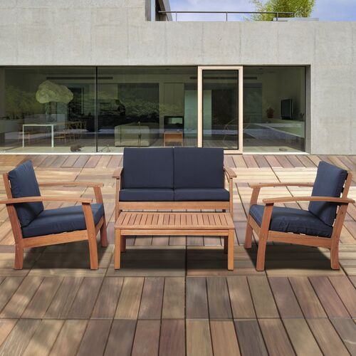 Mitt Eucalyptus 4-Pc Conversation Set 2 Mitt Eucalyptus 4-Pc Conversation Set