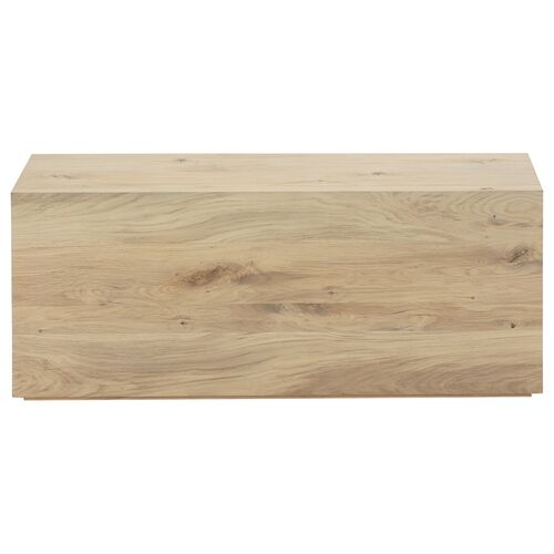 Birch Rectangular Coffee Table, Vintage Oak 1 Birch Rectangular Coffee Table, Vintage Oak