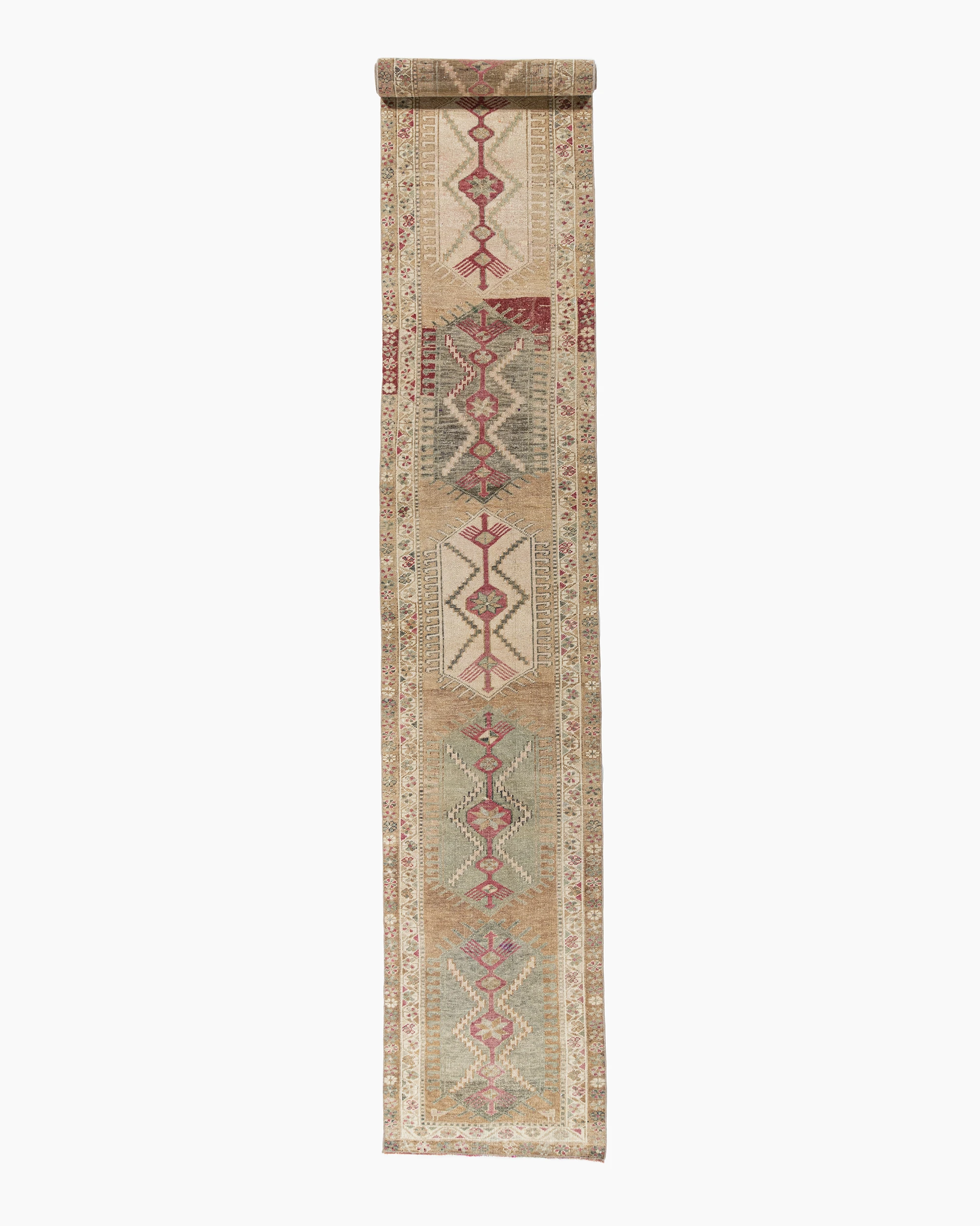 Turkish Oushak Runner 2'9 X 16'8 1 Turkish Oushak Runner 2'9 X 16'8