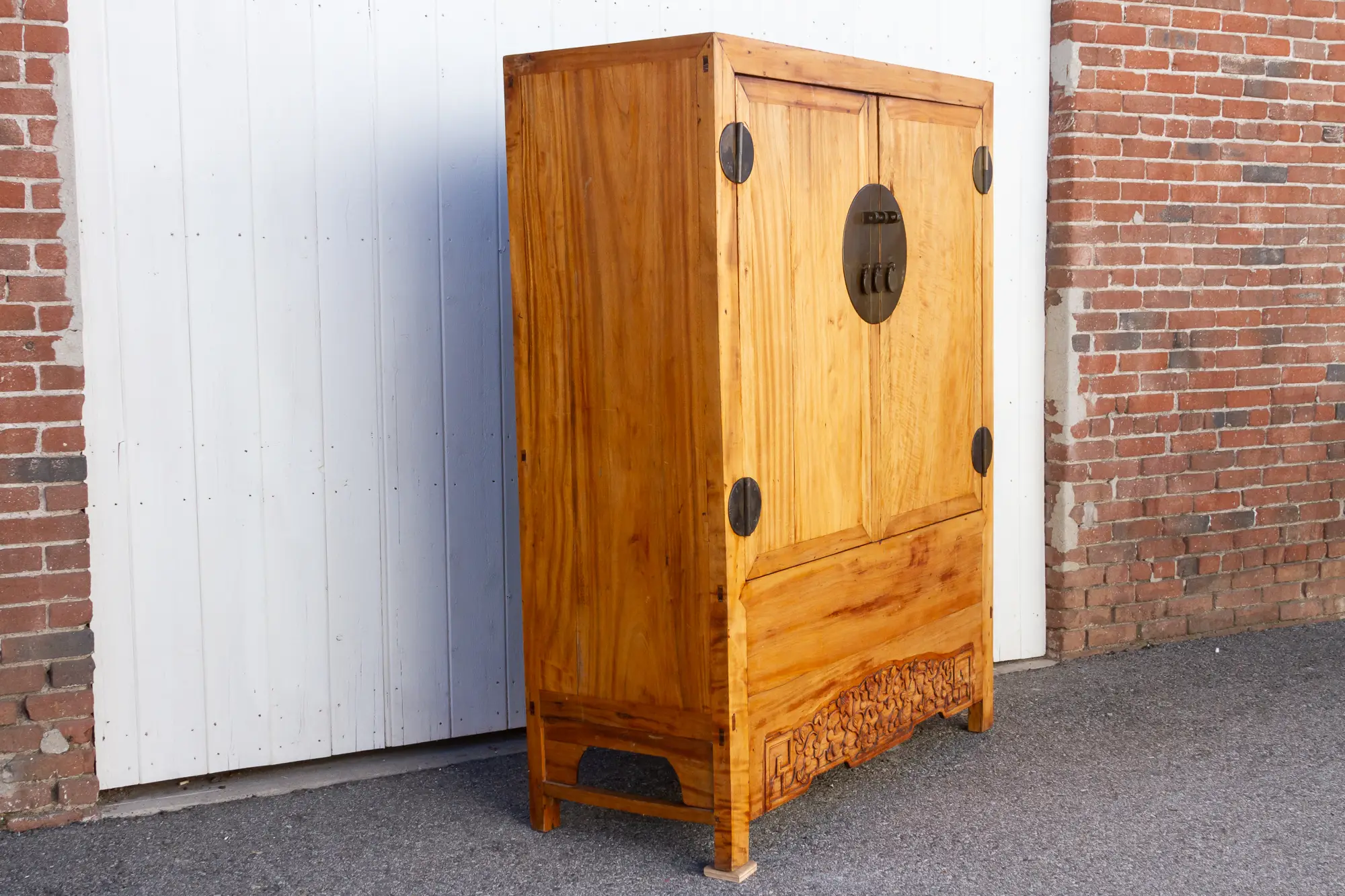 Antique Asian Cedar Armoire 10 Antique Asian Cedar Armoire