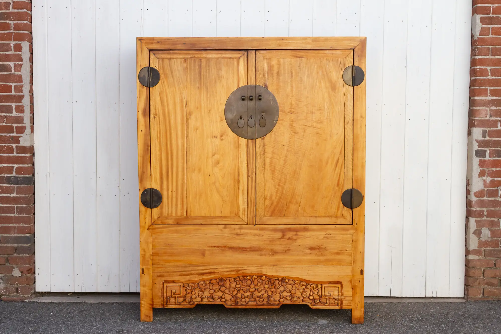 Antique Asian Cedar Armoire 2 Antique Asian Cedar Armoire