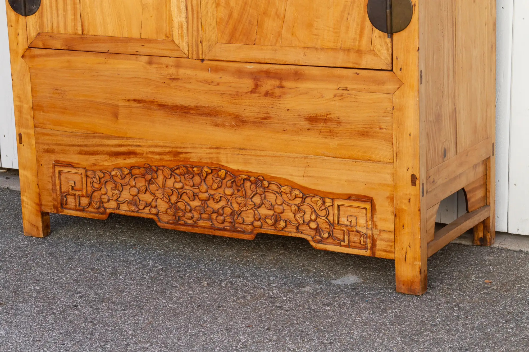 Antique Asian Cedar Armoire 7 Antique Asian Cedar Armoire