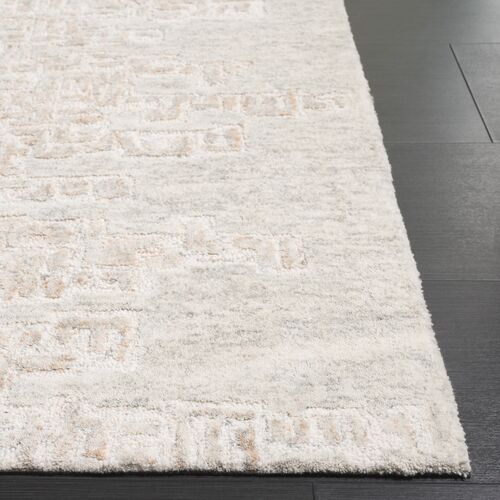 Tabitha Hand Tufted Rug, Rust/Grey 3 Tabitha Hand Tufted Rug, Rust/Grey