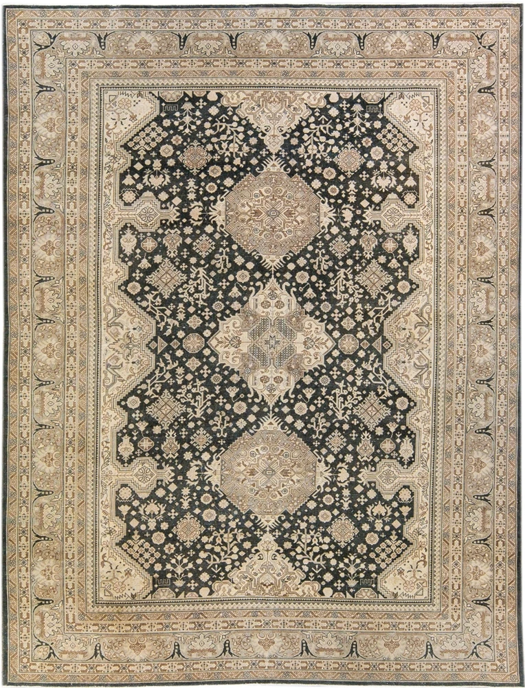 Antique Persian Tabriz Rug 1 Antique Persian Tabriz Rug