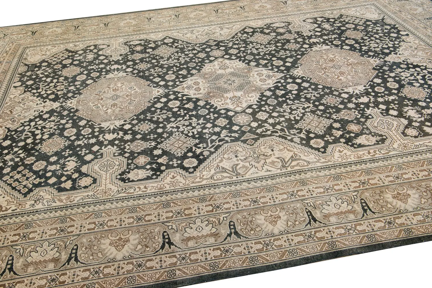 Antique Persian Tabriz Rug 2 Antique Persian Tabriz Rug