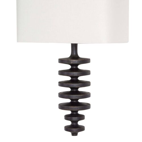 Fishbone Wall Sconce, Ebony 3 Fishbone Wall Sconce, Ebony