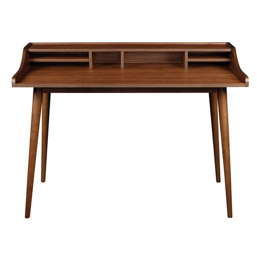 Reginald Desk, Walnut 1 Reginald Desk, Walnut