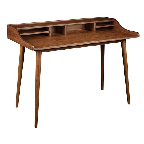 Reginald Desk, Walnut 2 Reginald Desk, Walnut