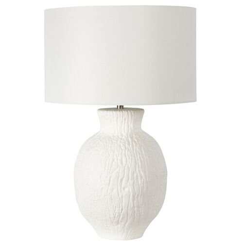 Willow Table Lamp, White 1 Willow Table Lamp, White