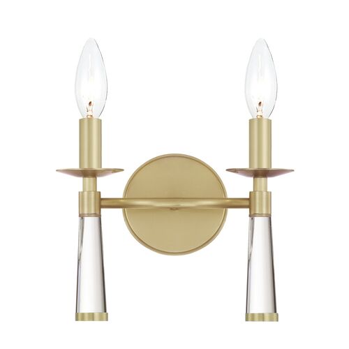 Baxter 2-Light Sconce, Aged Brass 4 Baxter 2-Light Sconce, Aged Brass