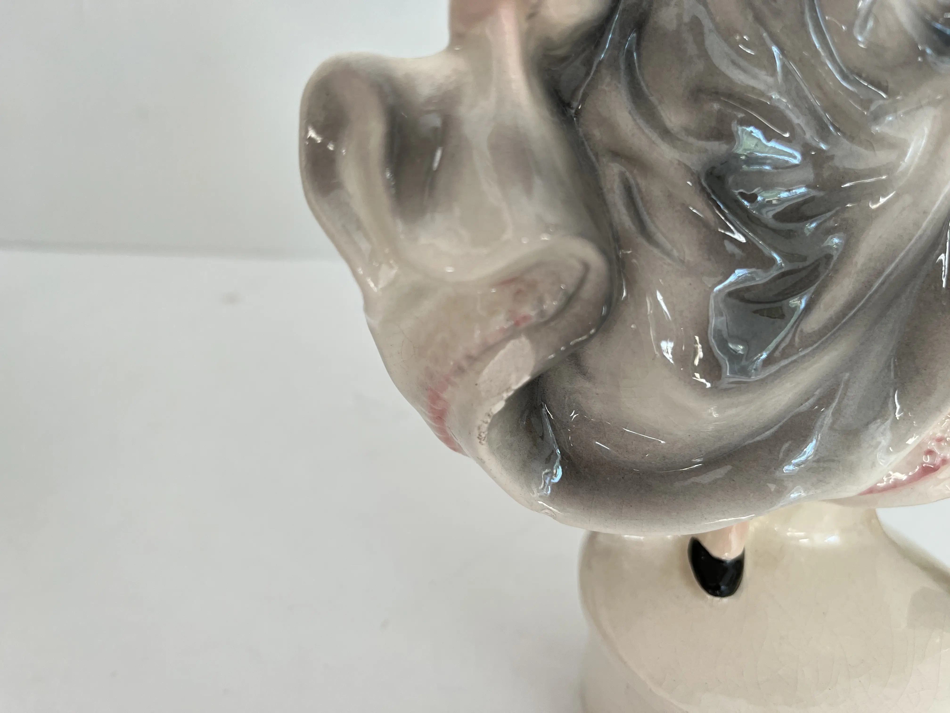 1950s Figural Planter Lamp & Shade 7 1950s Figural Planter Lamp & Shade