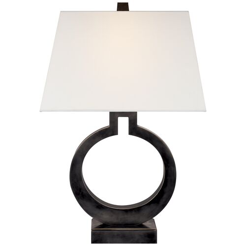 Ring Table Lamp, Bronze 1 Ring Table Lamp, Bronze
