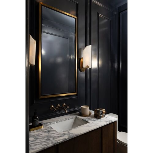 Rectangle Wall Mirror, Brass 5 Rectangle Wall Mirror, Brass