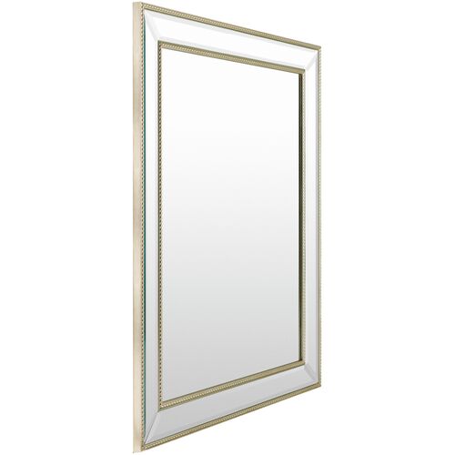 Coraline Rectangular Wall Mirror, Beige 5 Coraline Rectangular Wall Mirror, Beige