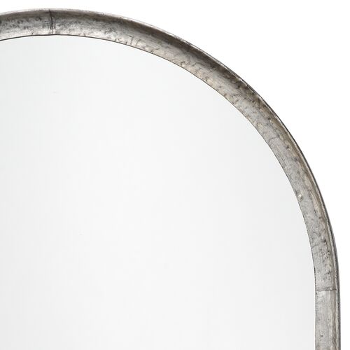 Arch Wall Mirror, Silver Leaf 3 Arch Wall Mirror, Silver Leaf