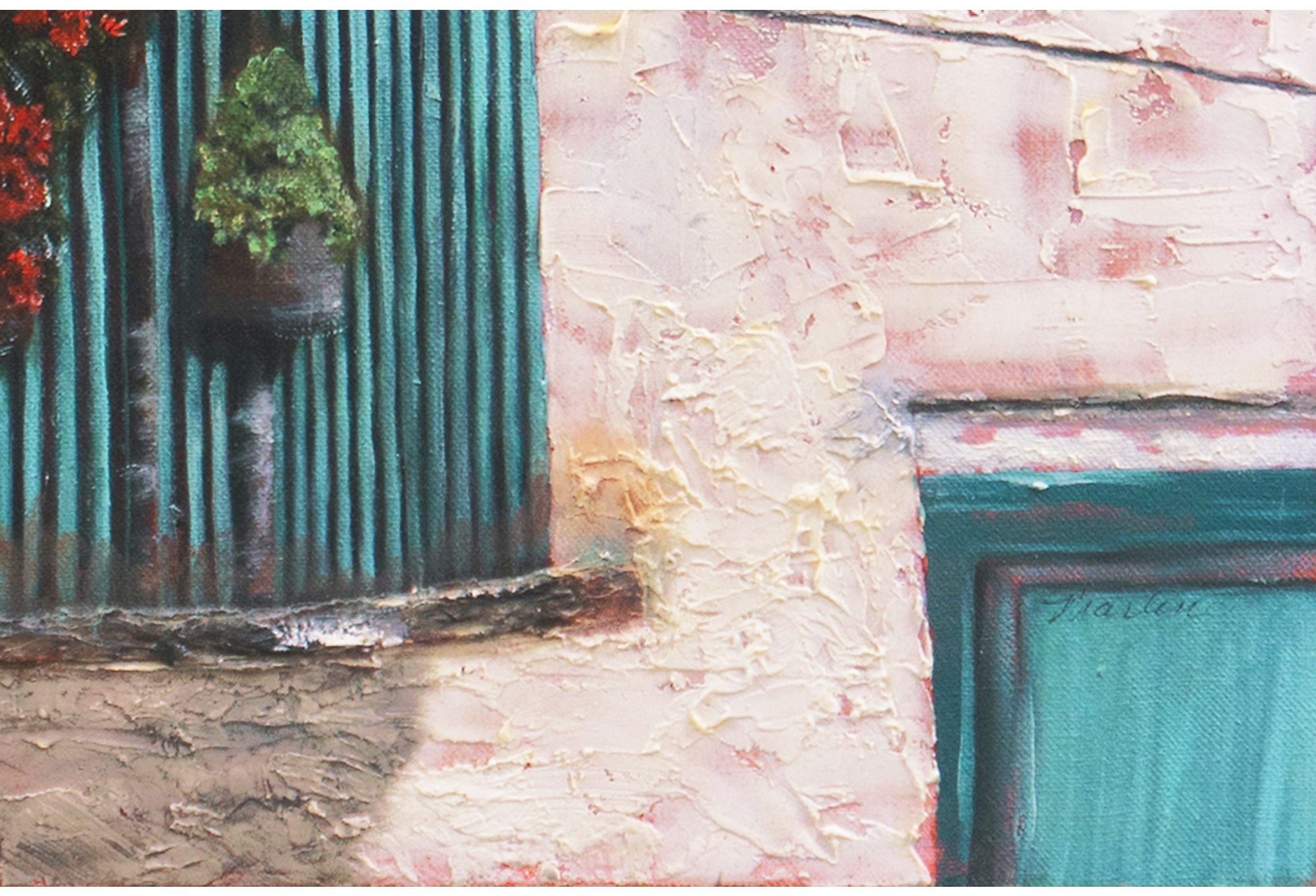 Rustic Windows with Red Geraniums 3 Rustic Windows with Red Geraniums