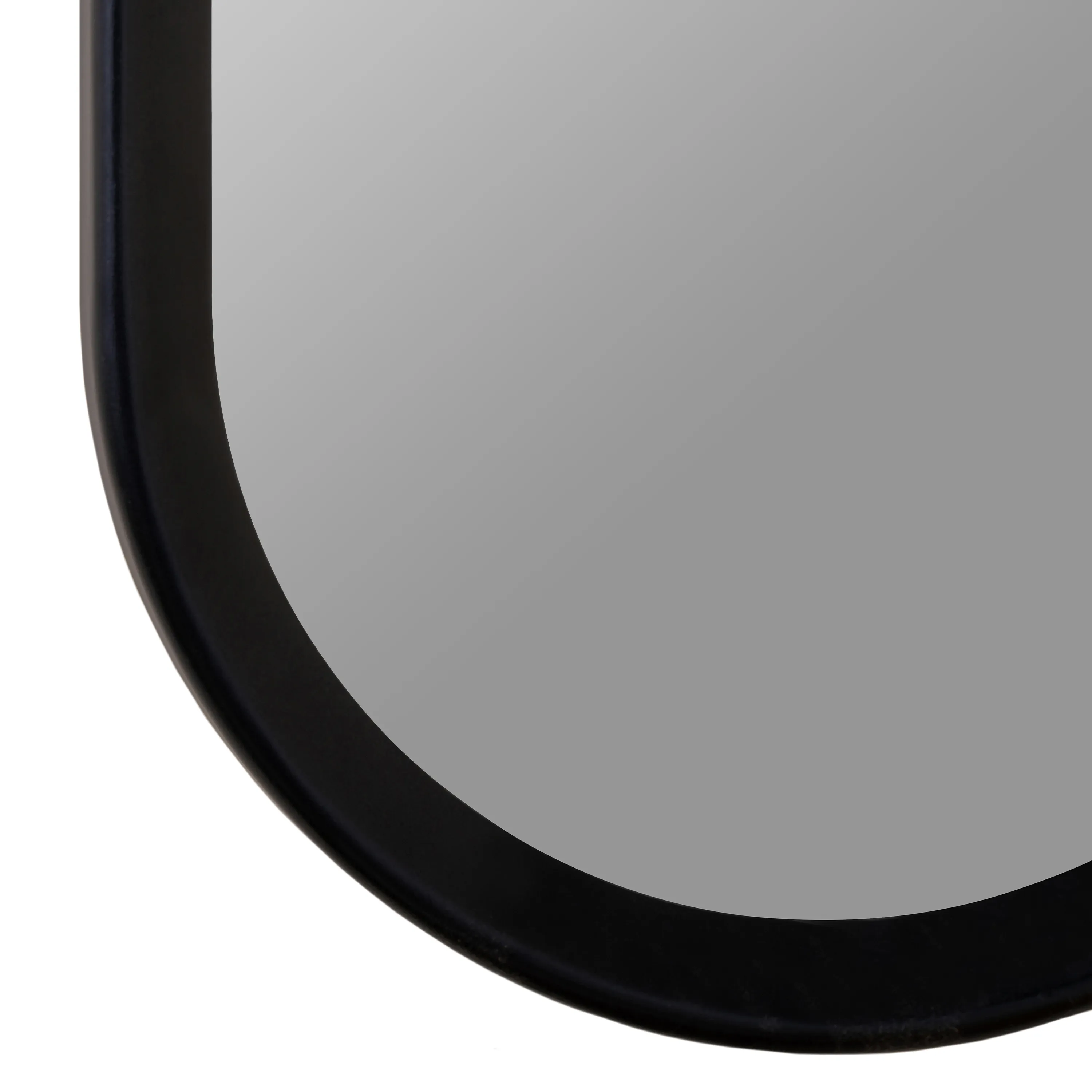 Marcia Oval Wall Mirror, Black 5 Marcia Oval Wall Mirror, Black