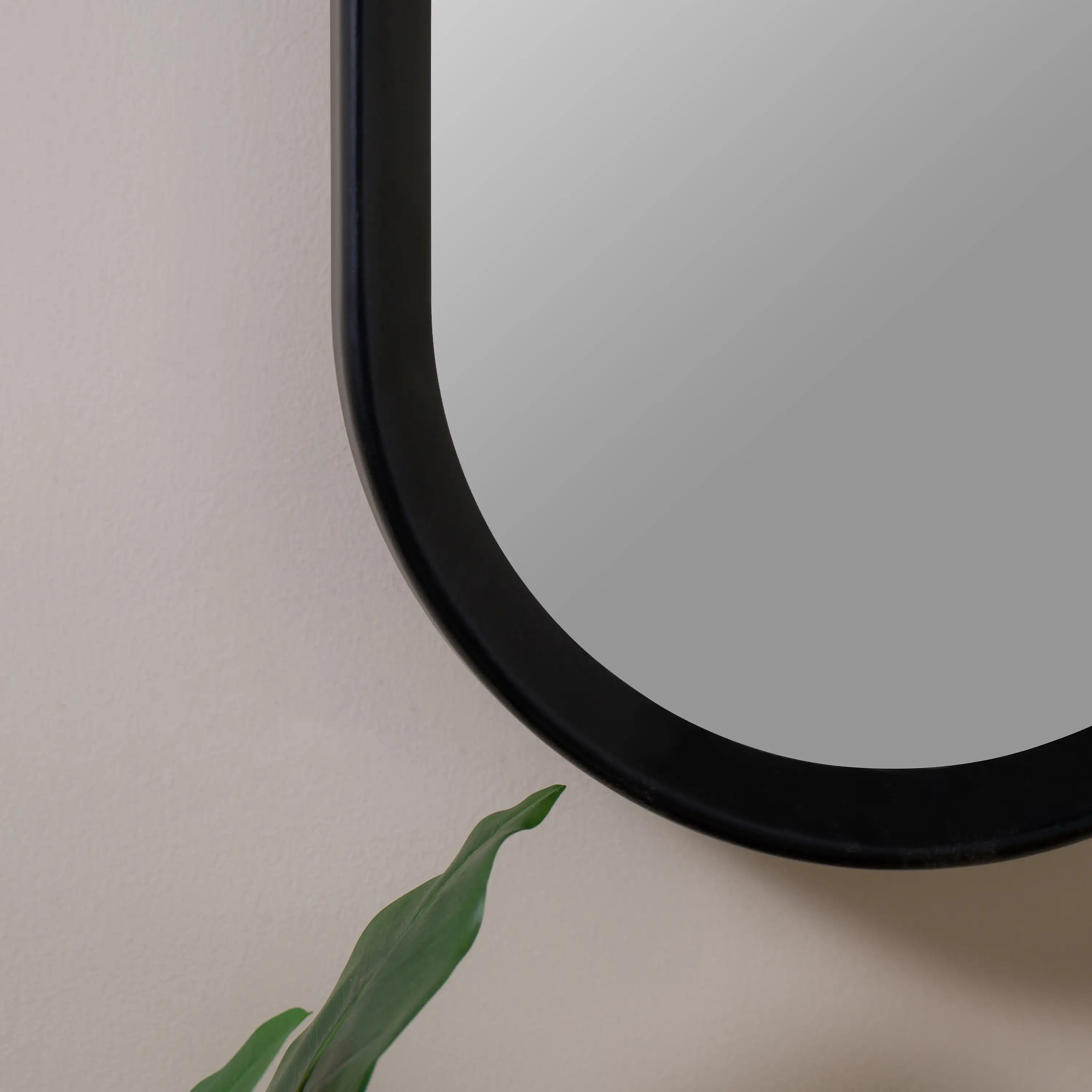 Marcia Oval Wall Mirror, Black 9 Marcia Oval Wall Mirror, Black