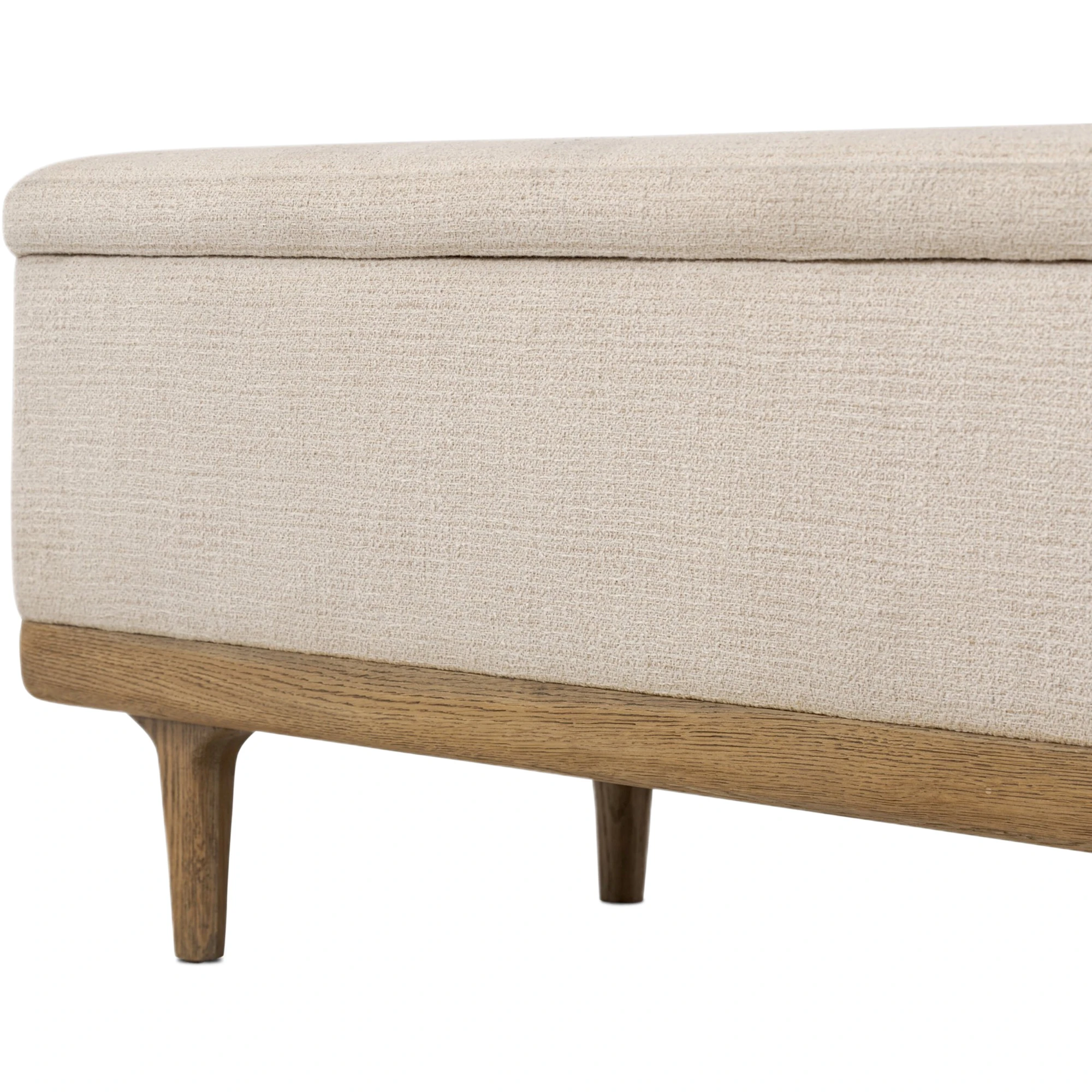 Amberhill Storage Bench, Performance Hampton Cream 11 Amberhill Storage Bench, Performance Hampton Cream