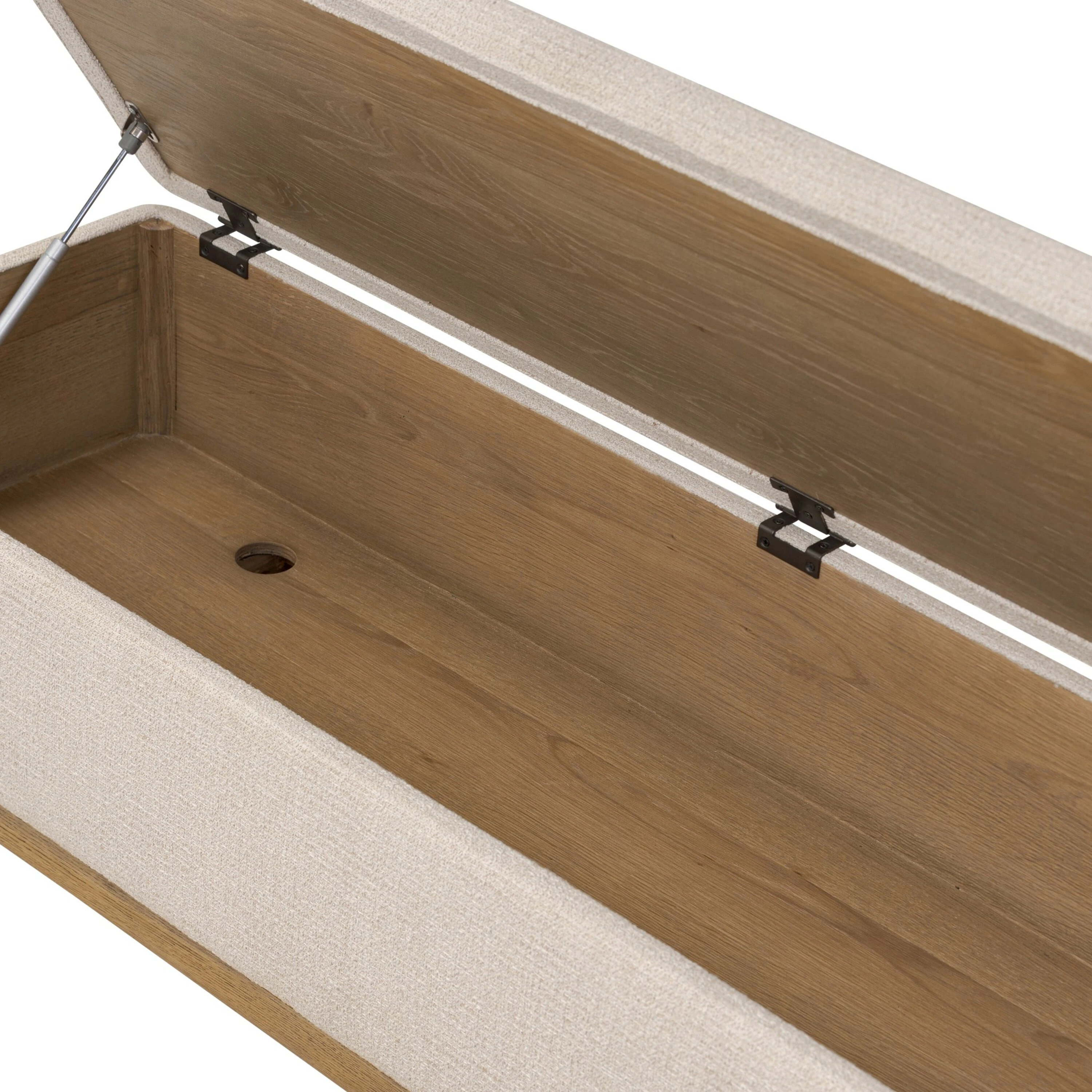 Amberhill Storage Bench, Performance Hampton Cream 12 Amberhill Storage Bench, Performance Hampton Cream