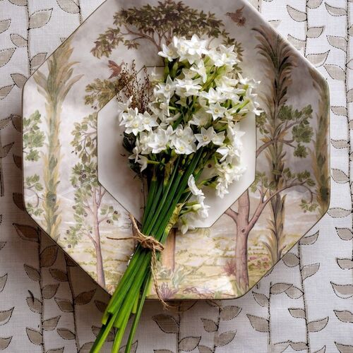 Tall Trees Octagonal Platter 5 Tall Trees Octagonal Platter